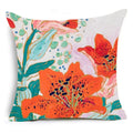 Axyaa Modern Flower Polyester Cushion Cover - 45X45CM