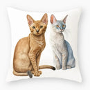 Axyaa Cute Cow Cartoon Square Cushion Cover - Simple Home Decor Pillowcase