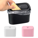 Axyaa Car Clamshell Trash Organizer: Convenient Universal Storage Box for Vehicle Garbage