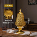 Axyaa Retro Hollow Carved Table Lamp for Romantic Home Decor