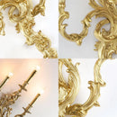 Axyaa Copper Candle Wall Lamp: European Style for Living Room, Bedroom, Dining Room