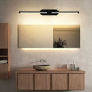 Axyaa LED Metal Bathroom Mirror Wall Lamp with Acrylic Lampshade and Paint Finish