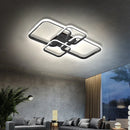 Axyaa Square LED Ceiling Light with 4 Heads for Living Room, Study & Home Decor