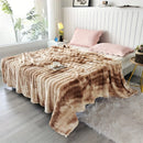 Axyaa Faux Rabbit Fur Tie-Dye Plush Blanket, Ultra-Soft & Cozy for All Seasons