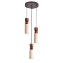 Axyaa Natural Stone Pendant Lights for Kitchen Island Chandeliers