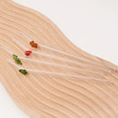 Axyaa Glass Straw Set: Reusable, Heat-Resistant, Cocktail & Juice Bar Accessories