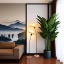 Axyaa Bamboo Lotus Leaf Floor Lamp Zen Spirit Lighting