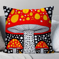 Axyaa Colorful Dots & Shapes Pattern Pillow Covers for Sofa, Bedroom, Car