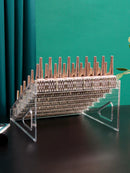 Axyaa Acrylic Nail Polish Organizer Shelf Jewelry Stand Storage Box