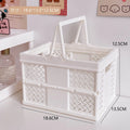 Axyaa Desktop Cartoon Storage Basket Organizer - Kawaii & Portable Solution