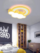 Axyaa Children's Rainbow Heart Ceiling Light for Princess Bedroom