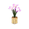 Axyaa Dimmable Daffodil Flower Crystal Lamp - Romantic Living Room Decor