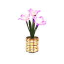 Axyaa Dimmable Daffodil Flower Crystal Lamp - Romantic Living Room Decor