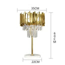 Axyaa Crystal Chandelier: Black Aluminum Luxury Pendant Light for Living Room and Hotel
