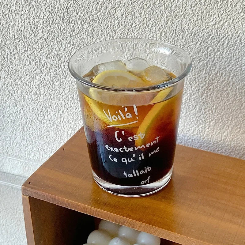 Axyaa Classic Glass Coffee Cup 350ML