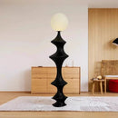 Axyaa LED Floor Lamp with Sphere Lampshade for Luxury Home Decor