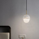Axyaa Marble Chandelier: Elegant Lighting for Bedroom, Dining Room, or Hotel