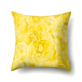 Axyaa Yellow Plant Landscape Print Decorative Cushion Cover 45X45CM