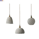 Axyaa Ceramic LED Pendant Light - Modern Indoor Hanging Lamp for Home Decor