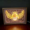 Axyaa Custom Photo Night Light Up Picture Frames for Unique In Memory Tribute