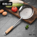 Axyaa Large Colander Skimmer Spoon Strainer Stainless Steel Kitchen Utensil