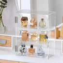 Axyaa 2 Tier Lockable Acrylic Display Cabinet for Car Toys, Action Figures, & Dolls