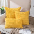 Grey Velvet Snowflake Decor Pillowcase for Sofa Couch Living Room by Axyaa