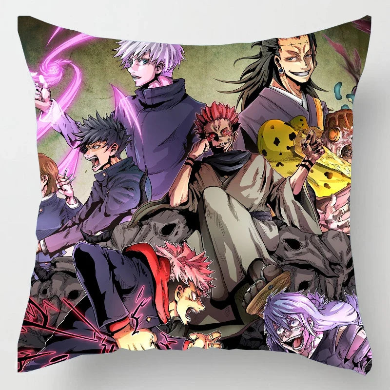 Jujutsu Kaisen Itadori Yuji & Gojo Satoru Pillowcases by Axyaa - Home Decor & Sofa Essential