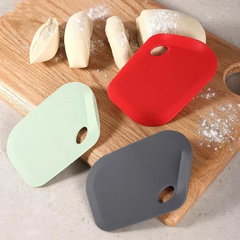 Axyaa Silicone Dough Scraper Pastry Cutter Pizza Blade Kitchen Tools