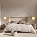 Axyaa Nordic Stone LED Wall Lamp Sconce for Bedroom Living Room Décor