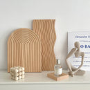 Axyaa Nordic Wooden Tray: Coffee, Wine, Food, Jewelry Organization & Decor