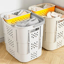 Axyaa Large Foldable Clothes Storage Basket Box: Student Dormitory Organization Solution