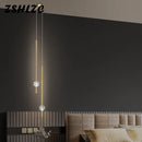 Axyaa Nordic Crystal Pendant Chandelier in Black & Gold Copper - Stunning Lighting for Home