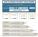 Axyaa Birthday Celebration Table Runner for Family Parties and Kitchen Decor