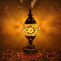 Axyaa Turkish Mosaic Table Lamp: Handcrafted Vintage Art Deco Bedside Light