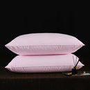 Axyaa Goose Feather Down Pillows - 2 Pack, 100% Cotton, Standard Queen King Sizes