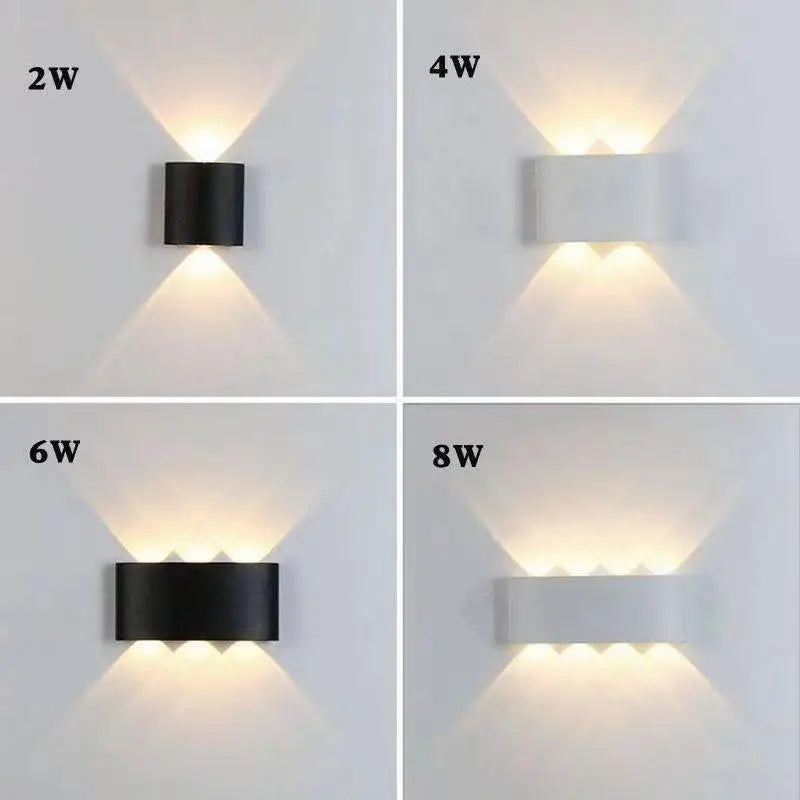 Axya 12W LED Wall Light Outdoor Waterproof Modern Nordic Style Indoor Wall Lamp