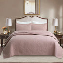 Axyaa Cotton Quilted Bed Cover Set, American Simple Washed Cotton Bedding, Three-Piece Home Textile