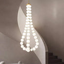 Axyaa LED Ceiling Lamp Chandelier for Modern Bedroom and Dining Room