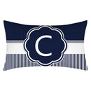 Axyaa Blue Stripe Pillowcase 30X50 for Sofa Chair Decor
