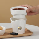 Axyaa Mini Fondue Maker Set Butter Melter Chocolate Cheese Pot Warmer Kit