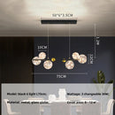 Axyaa Nordic Glass Globe Pendant Lights with 3 Changeable LEDs