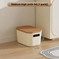 Axyaa Plastic Storage Box with Lid for Snacks, Cosmetics, and Wardrobe Organization