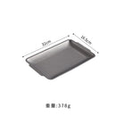 Axyaa Stainless Steel Rectangular Plate for Steak, BBQ, Snacks, and Storage