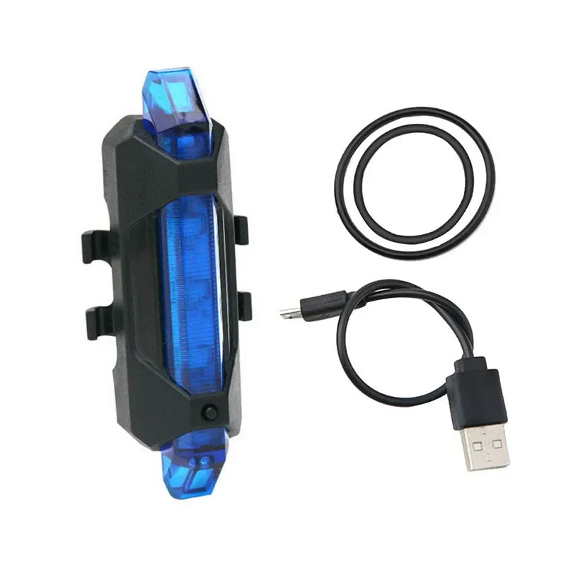 Axyaa Bike Light Set: USB Rechargeable Headlights & Taillights for Riding Safety