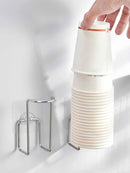 Axyaa Stainless Steel Paper Cup Storage Rack