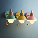 Axyaa Nordic Macaron Children's LED Wall Lamp for Home Indoor Lighting Fixtures