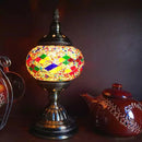 Axyaa Handmade Glass Mosaic Table Light for Home and Hospitality Settings