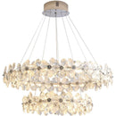 Axyaa Snowflake Luxury Modern Chandelier for Living Room, Dining Room, and Bedroom