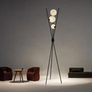 Axyaa Nordic Designer Moon Standing LED Floor Lamp for Modern Minimalist Home Decoration